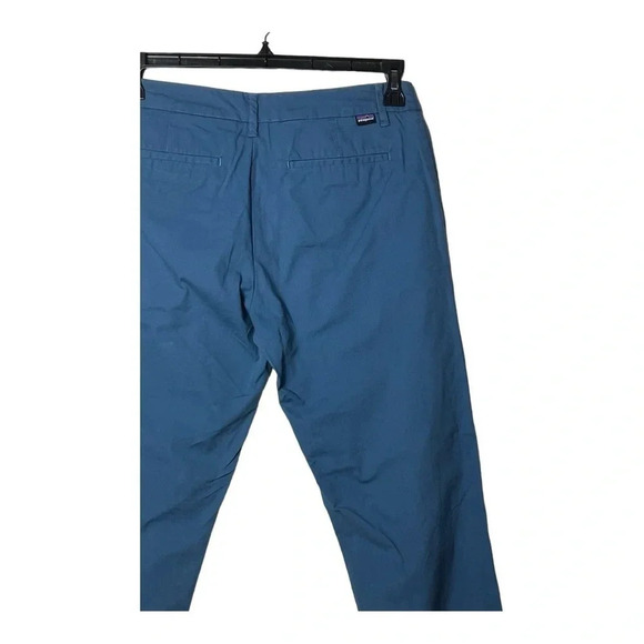 1549. PATAGONIA ORGANIC COTTON TWILL STRAIGHT CHINO PANTS SIZE 8‎ LIGHT BLUE - Picture 7 of 9